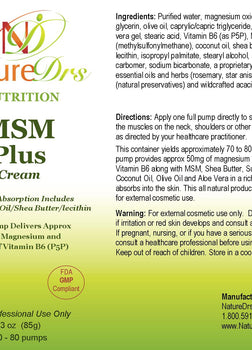 MSM Plus Cream